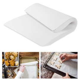 200Pcs Parchment Paper Baking Sheets 12x16 Inch, Precut Non-Stick Parchment Sheets/Baking Sheet Paper, Parchment Paper for Baking, Grilling, Air Fryer and Steaming - White Baking Paper Sheets