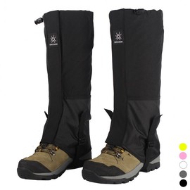 Mountaineering Tracking Ankle Tosh Long Spats LM-0208 Black