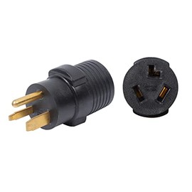 ONETAK NEMA 6-50P to 10-30R Compact 240V 50 Amp 3 Prong Male Plug to 30 Amp 3 Prong Female Receptacle Generator Dryer Power Cord Adapter Connector