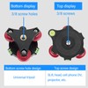 Camera Panoramic Panning Base, 3/8 Inch Screw Aluminum Alloy Panorama