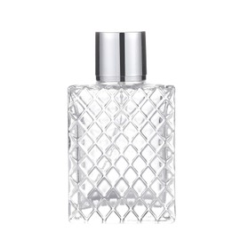 YWG Stone 100ml 3.4 oz Refillable Spray Perfume Bottles large cosmetic Fine Mist Atomizer Empty Portabe Clear Glass Essential Oil Container for Travel