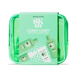 Revolution SKin, Clearly Clarify Starter Kit, Skincare Set for Blemish-Prone Skin, Includes Cleanser, Toner, Serum & Moisturiser, Vegan & Cruelty-Free, 4 Products Included