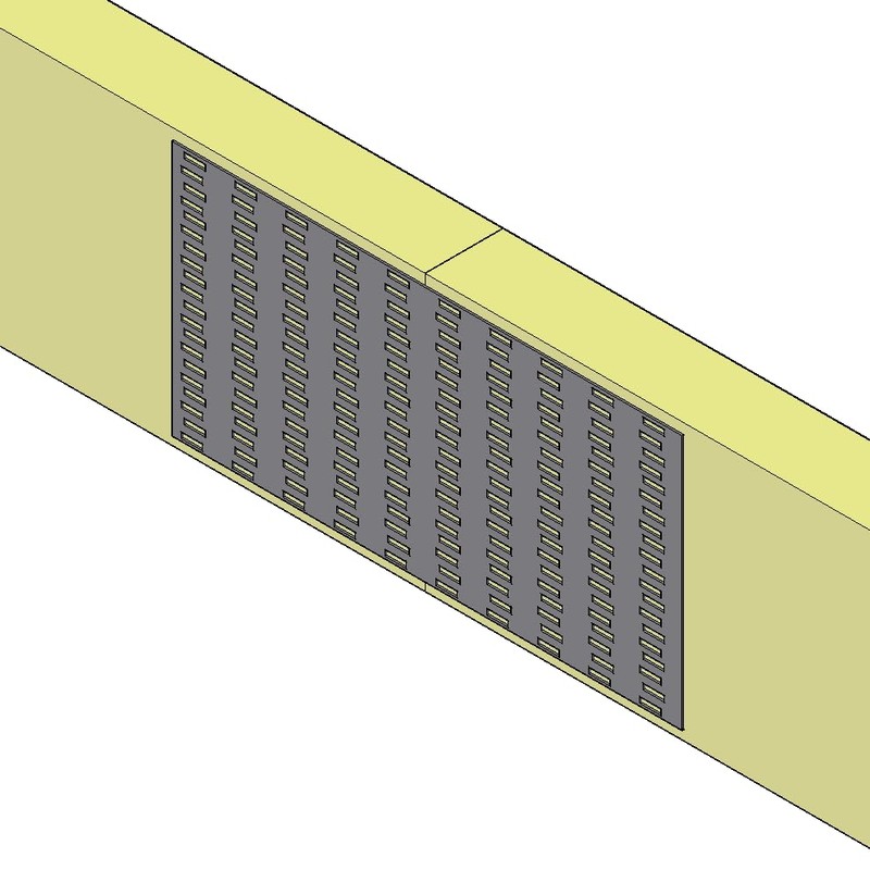 10-Pack 5x10 Inch Pronged Truss Plates, Galvanized Steel Flat Mending
