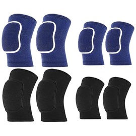 COMNICO 2 Set Volleyball Elbow Pads and Knee Brace Arm Sleeves with Protection Pad Volleyball Essential Accessories for Women Men Basketball Tennis Fo