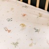 Pehr Crib Sheet, Zodiac | Breathable Brushed Organic Cotton for