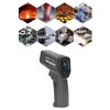 Infrared Thermometer for Cooking Food Temperature Gun Adjustable 12:1 Emissivity
