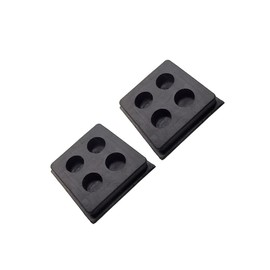 Replacement part fits Set Of 2 Heavy Duty Anti Vibration Isolation Rubber Pads 2" X 2" X 3/4" CHStet02072