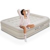 King Koil Luxury Air Mattress 16in Full Size Beige with