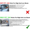 GRAND ORANGE Headlights Assembly Compatible with 2009-2012 Dodge Ram 1500