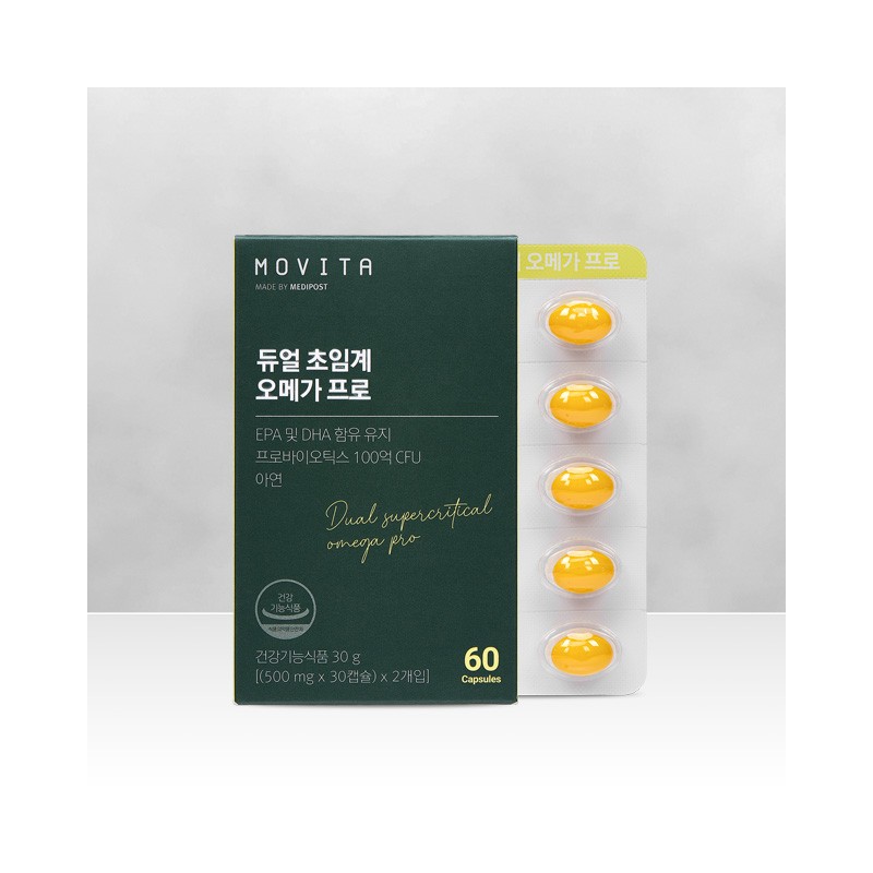 Mobita Movita Korea's first Omega Lactobacillus enteric-coated soft capsule dual