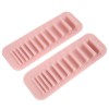 Unbranded 2pcs Silicone Cosmetic Brush Drying Rack Wall‑Mounted Toothbrush Storage