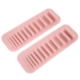 Unbranded 2pcs Silicone Cosmetic Brush Drying Rack Wall‑Mounted Toothbrush Storage KMAK