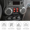 HTHE Window Switch Button Cover Fit for Jeep Wrangler JK