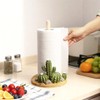 WAIT FLY Cactus Pattern Paper Towel Holder Stand Resin Tissue