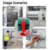 PILISPARK Circuit Breaker Lockout,Red Electrical Box Circuit Breaker Lockout,Tagout Breaker