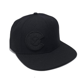 Blacked Out Colorado Flat Bill Hat