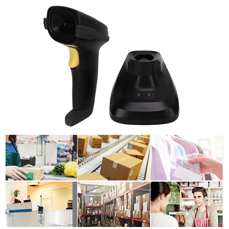 2D Barcode Scanner Bluetooth 2.4G Wireless Handheld Barcode Scanner with