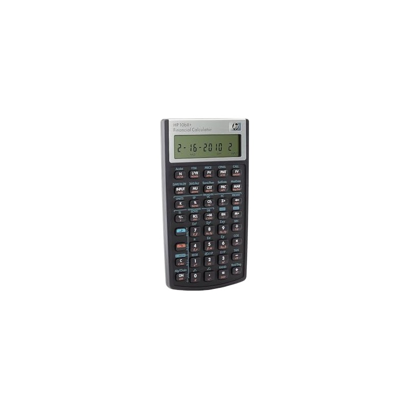 HP 2716570 10bII+ Financial Calculator, 12-Digit LCD