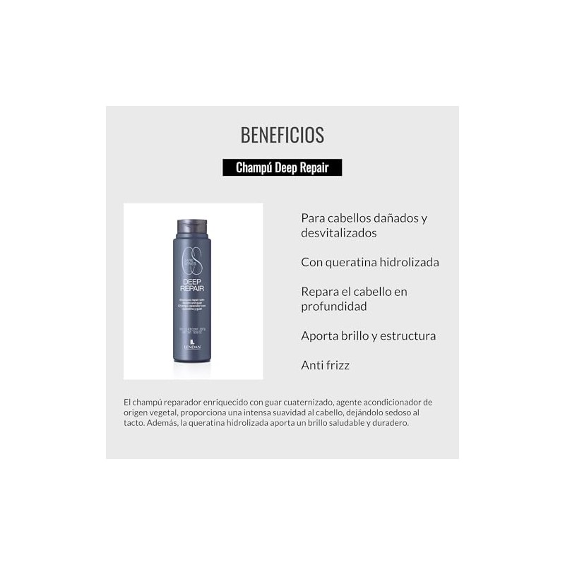 Lendan Care Series Deep Repair Shampoo with Hydrolyzed Keratin and