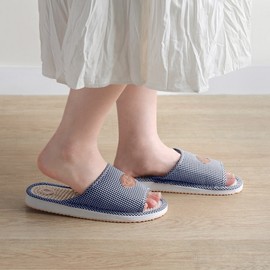 Health slippers, office indoor shoes, foot massage, living room shoes, foot acupressure slippers, Evap check Acupressure slippers dark blue