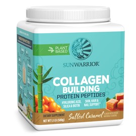 Vegan Collagen Protein Powder for Women Silica Plant Based Collagen Powder with Vegan Hair Skin and Nails Vitamins Non-GMO No Added Sugar Soy Dairy & Gluten Free (Salted Caramel, 20 Servings)