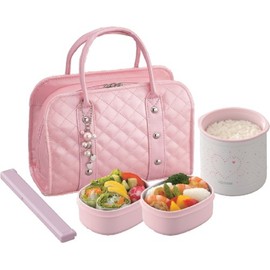 Zojirushi SZ-EA03-PA Insulated Lunch Box, Pink
