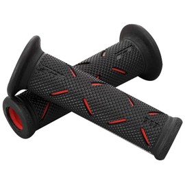 Daytona ProGrip 98037 Motorcycle Grip Handle Diameter 0.8 inch (22.2 mm), 4.8 inches (122 mm), Anti-Vibration Gel, End Penetration, 717 Type, Red