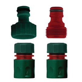 DEKTON 4 PCS 1/2" - 5/8" Hose Repair Set | Durable Hose Menders | Leak-Proof Connectors | Easy Installation | Ideal for Garden Hoses | Versatile and Reliable Repair Solution