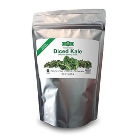 BioTree Labs Freeze Dried Kale - Pack of 1 oz, 100% Natural Healthy Snacks | Great for Hiking, Backpacking, Adding to Pasta or Broths in Cooking | NO Added Sugar or Preservatives, Gluten Free