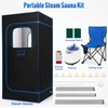 X-Vcak Portable Sauna Box, Steam Sauna Tent for Home with