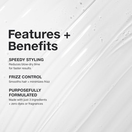 Paul Mitchell Clear Smoothing Serum, Blowout Primer, Fragrance Free, For Sensitive Scalp + Skin, 5.1 fl. oz.