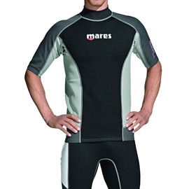 Mares Rash Guard Top - Mens Short Sleeve-L