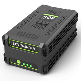 Fancy Buying 80V 3.5Ah Lithium Battery for Greenworks 80V Battery GBA80200 GBA80250 GBA80400 GBA80500,Compatible with All Greenworks Battery GCS80420 ST80L00 HT80L213 ED80L00 Cordless Power Tool