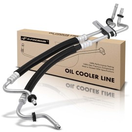 A-Premium Automatic Transmission Oil Cooler Line Hose Assembly Compatible with Dodge Journey 2011-2019 2.4L 3.6L