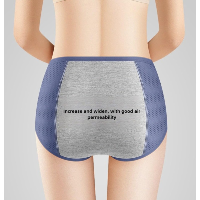 Leakproof Panties for Over 60#s with Incontinence-5 Pack Leakproof Ladies