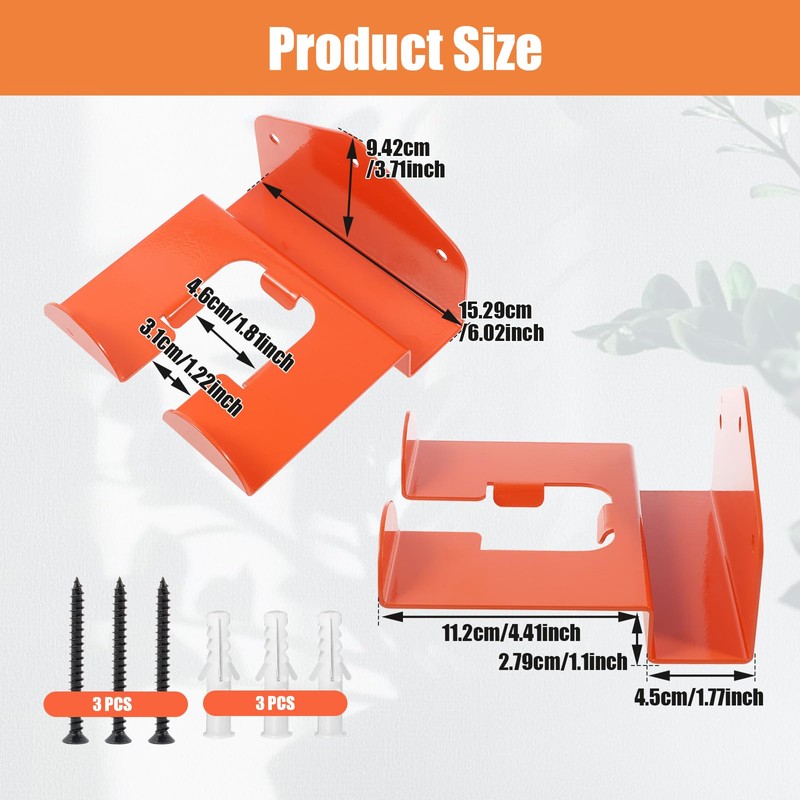 MLYNZXJSY 1 Pack Weed Eater Hanger Wall Mounted Weedeater Garage