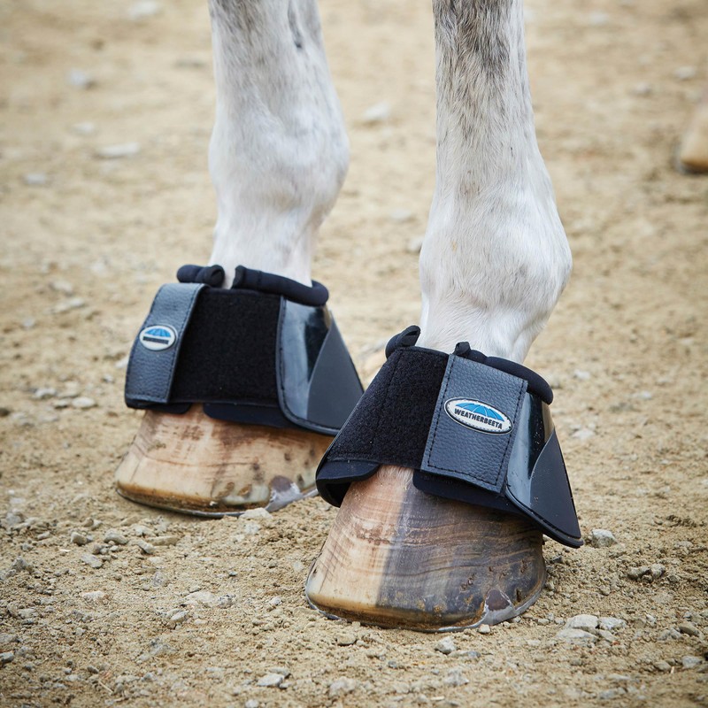 WeatherBeeta Impact Bell Boots, Black, Pony