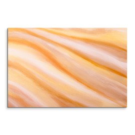 Photo Canvas 90 x 60 cm Painting - Abstract Modern Chic Decorative Beautiful Decoration Orange and Yellow Lines on Canvas Exclusive Wall Picture Modern Photography for Your Wall in Many Sizes