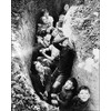 English Children in Bomb Shelters WWII 1940 8x10 Silver Halide Photo Print
