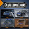 Nilight 8PCS Led Strobe Lights 12LED Blue Emergency Light 12V