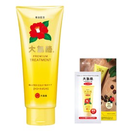 Oshima Tsubaki Premium Treatment, Camellia Oil Blend, Rinse Treatment, Damage Care, Intensive Repair, Moist Moisturizing, Glossy, 6.3 oz (180 g), Bonus Included