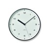 Lemnos LC18-03 WH Lemnos Wall Clock, AIRA AERA, Analog, Aluminum,