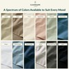 CLOUDSCAPE LINEN 100% Egyptian Cotton Sheets Twin Size, 3 Pieces