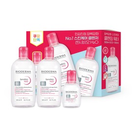 Bioderma Sensibio Cleansing H2O 500ml x 2p + 100ml, 1 set / 바이오더마 센시비오 클렌징 H2O 500ml x 2p + 100ml, 1세트