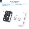 INNOREL CP03 Mini Multi-Functional Cheese Plate with 1/4" & 3/8"