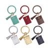 Beacone Women Girls Keychain Bracelet Tassel Bangle Key Ring Leather