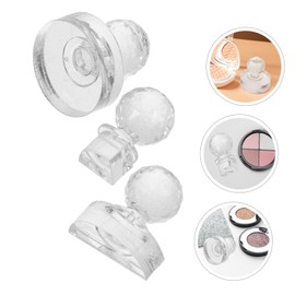 FOMIYES 3pcs Eyeshadow Press Tool Diy Eye Shadow Pressing Stamp Blusher Dispensing Tool Precision Measurement for Powdered Products Elegant Design for Smooth Application