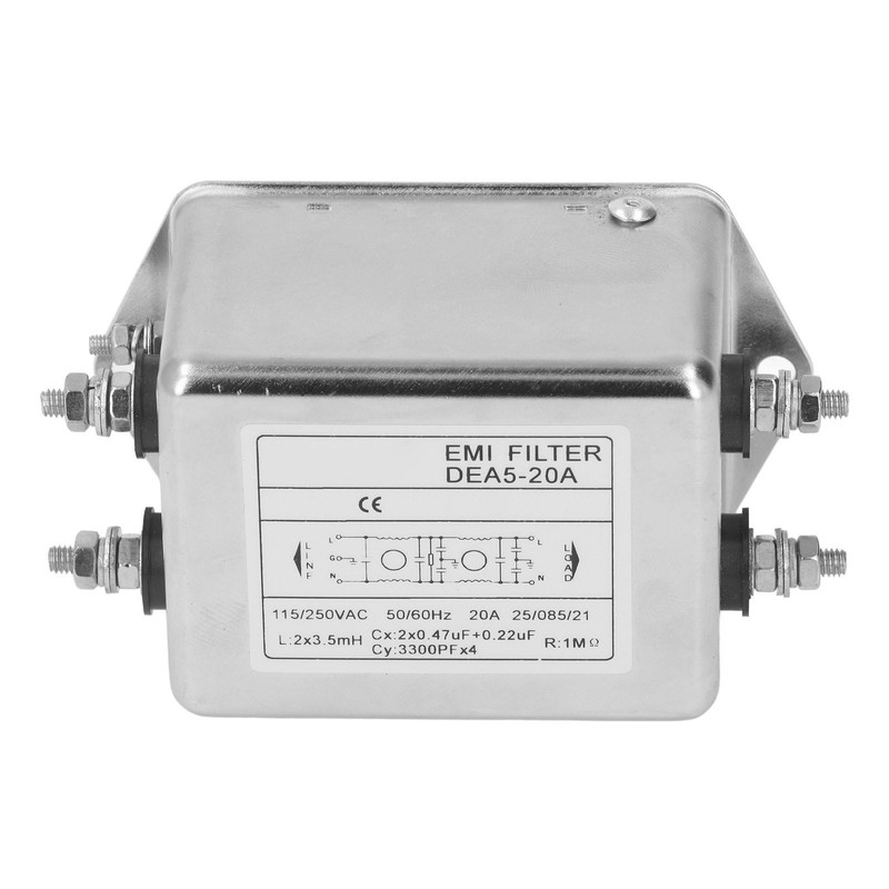 Noise Suppressor Power EMI Filter Single Phase Line Conditioner AC115V