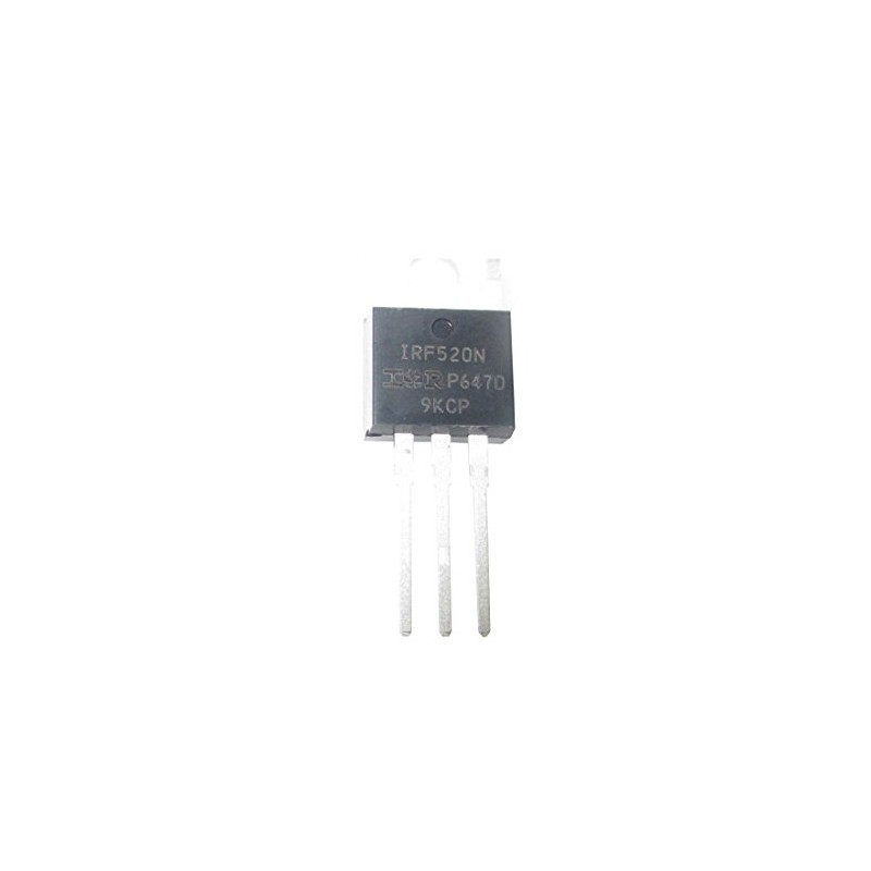 2 Pcs IRF520 IRF520NPBF N-Channel Power MOSFET 100V 9.7A