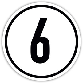 Kavaro Sticker 100 km/h Trailer Caravan According to DIN 1451, 6 km